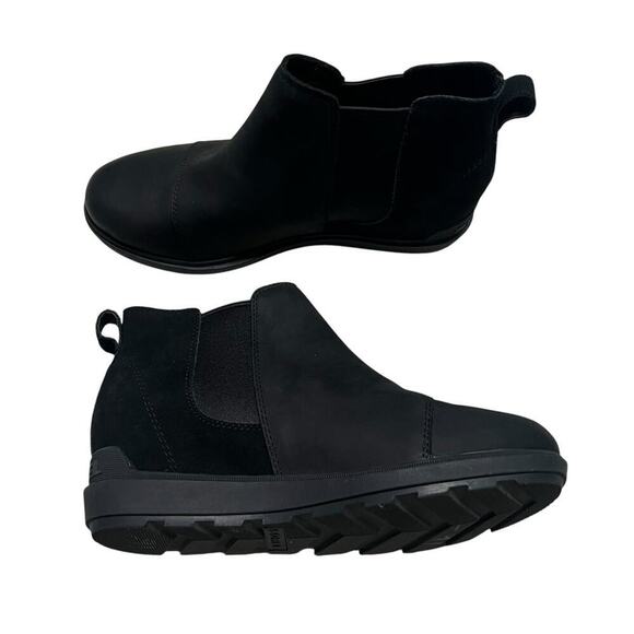 SOREL EVIE™ II WOMEN'S CHELSEA Boots /‎ Wedge Booties - Black Logo - size 9.5 - Picture 9 of 10